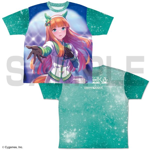 ウマ娘 サイレンススズカ 両面フルグラフィック Tシャツ ブルー Sサイズ(PWD)の通販は