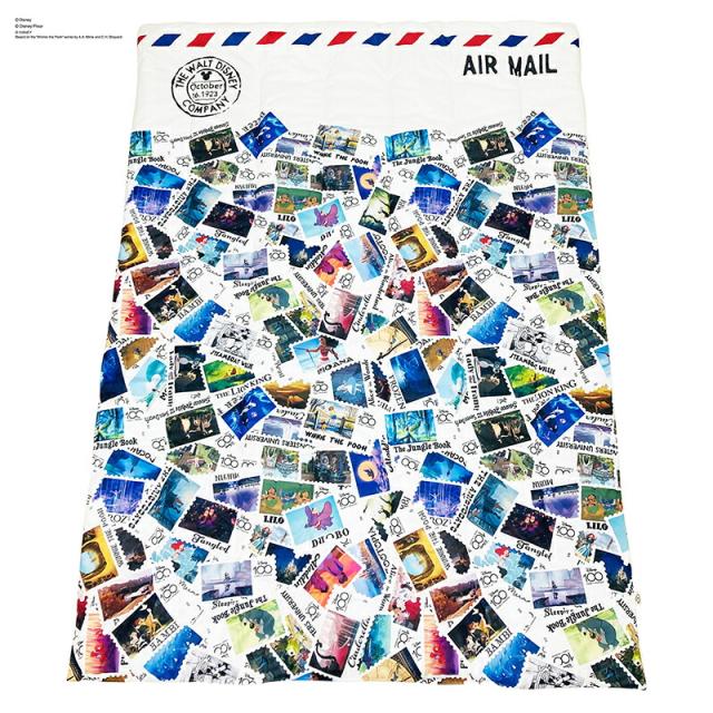 ディズニー 肌掛けふとん  ワールドスタンプ 寝具 100周年の通販は 6,600円