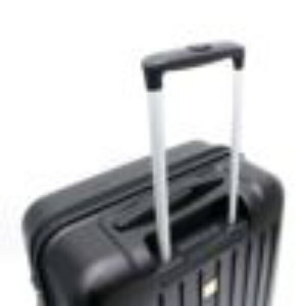 ミッフィーmiffy 拡張式スーツケース（Mサイズ） ミッフィーフェイス キャリーケース ブラック 【55〜60L】｜au PAY マーケット