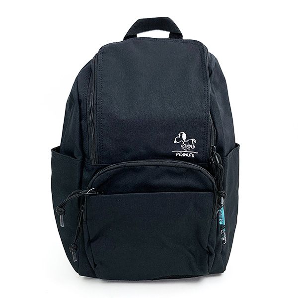スヌーピー スクエアジップリュック RE-PET ブラック リュック 通勤 通学 バッグの通販は 8,228円