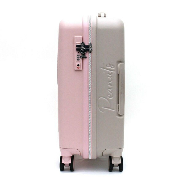 スヌーピー スーツケース （ピンク/グレージュ） 32L キャリーケース 