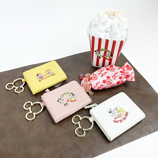 ディズニー ミッキー＆ミニー ポップコーンポーチ 小物入れ