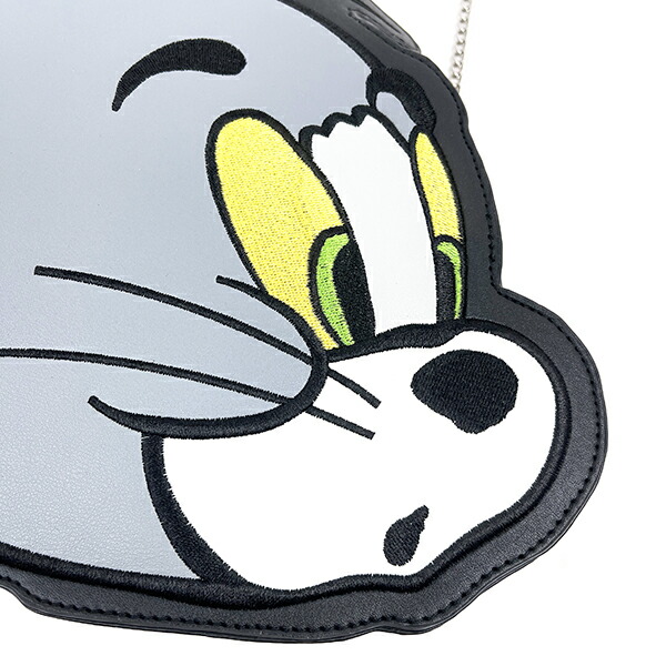 トムとジェリー トム フェイスダイカットショルダーバッグ Flapper