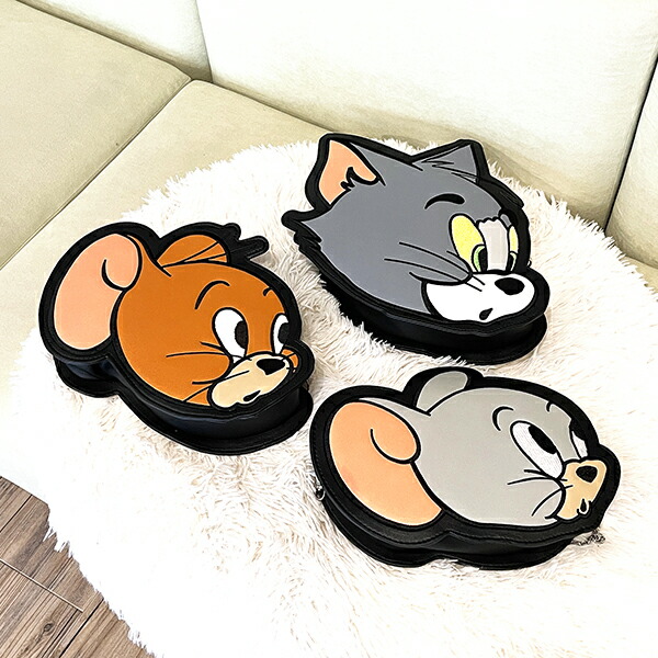 トムとジェリー トム フェイスダイカットショルダーバッグ Flapper