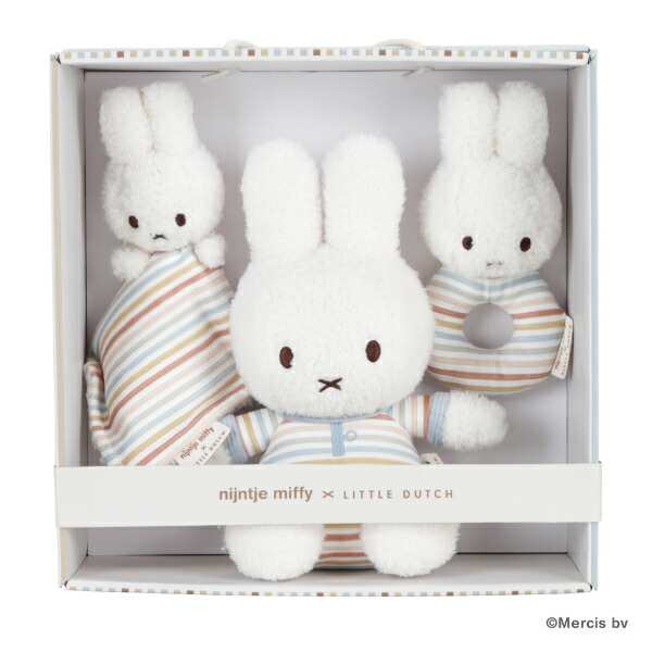 ミッフィー miffy Little Dutch ヴィンテージサニーストライプ ギフトボックス3点セット ベビーの通販は 5,500円
