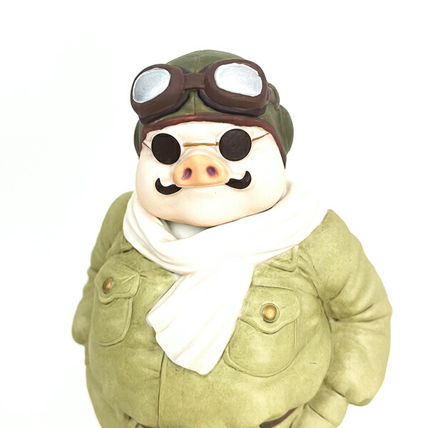 スタジオジブリ 紅の豚 ポルコロッソ 磁器オルゴール 飛行機服_1