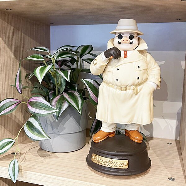 スタジオジブリ 紅の豚 ポルコロッソ 磁器オルゴール トレンチコート_6