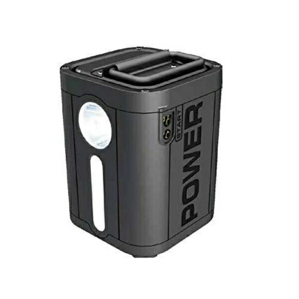 防災グッズ ポータブルマルチ電源 ブラック セルスターター(12V車専用) 26800mAh LEDライト 防災グッズ ポータブルマルチ電源 ブラック セルスターター(12V