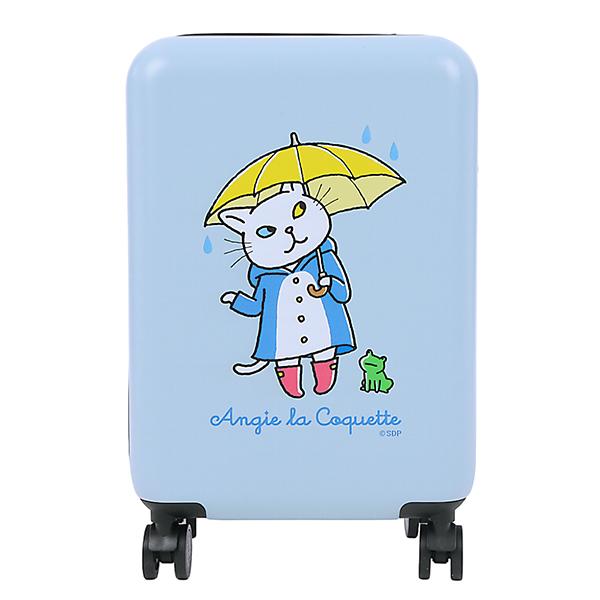 アンジー・ラ・コケット☆麗しのアンジー スーツケース キャリーケース S ブルー 機内持ち込み 軽量 40.5L