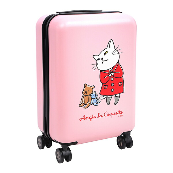 アンジー・ラ・コケット☆麗しのアンジー スーツケース キャリーケース S ピンク 機内持ち込み 軽量 40.5L