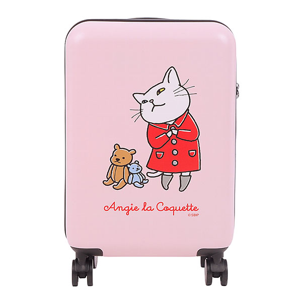 アンジー・ラ・コケット☆麗しのアンジー スーツケース キャリーケース S ピンク 機内持ち込み 軽量 40.5L
