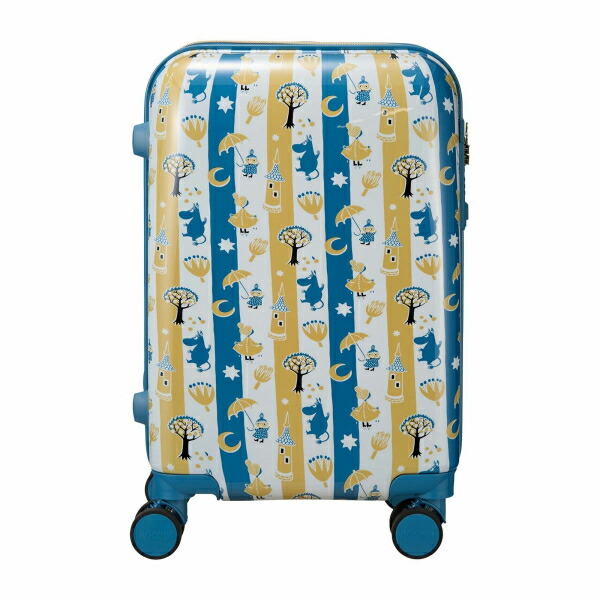 ムーミン 80周年記念 ジッパータイプ スーツケース Sサイズ