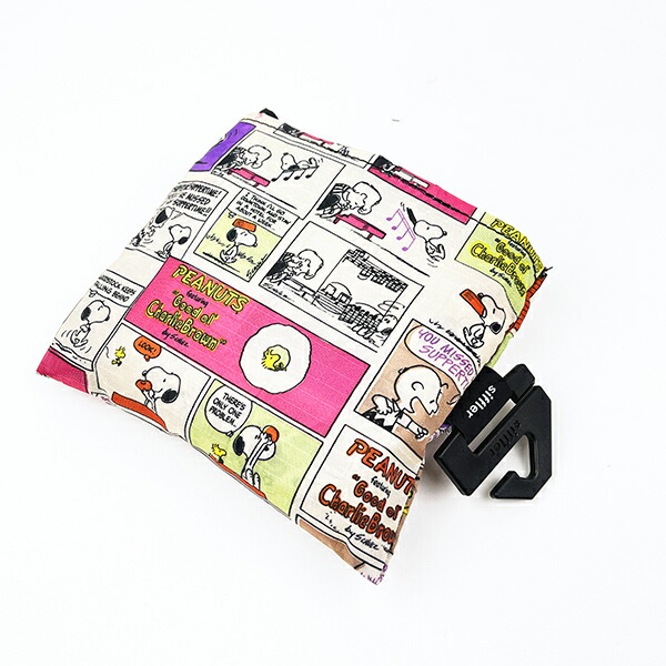 スヌーピー コミックストリップ エコバッグ スヌーピー コミックカラー 折りたたみエコバッグ(S) SNOOPY