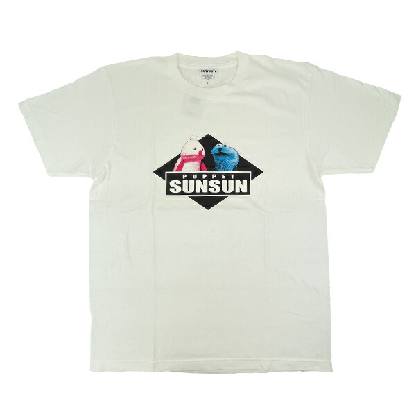 【新品未開封】パペットスンスン　ビームス　コラボ　Tシャツ　ホワイト　Sサイズ B:MING by BEAMS（ビーミング by ビームス）PUPPET SUNSUN × B