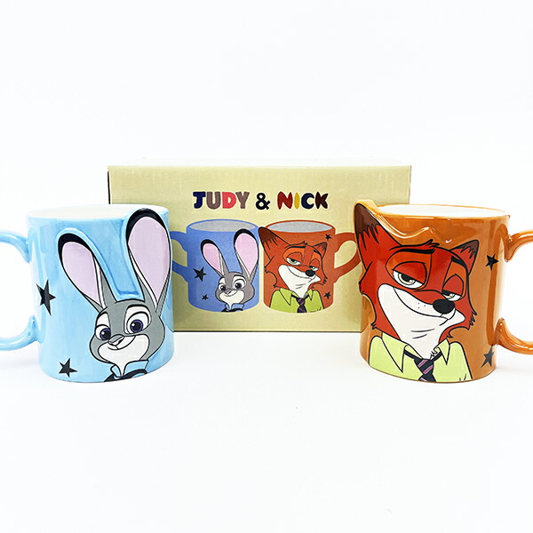 ディズニー ズートピア ニック＆ジュディ ペアマグカップ Disneyの通販