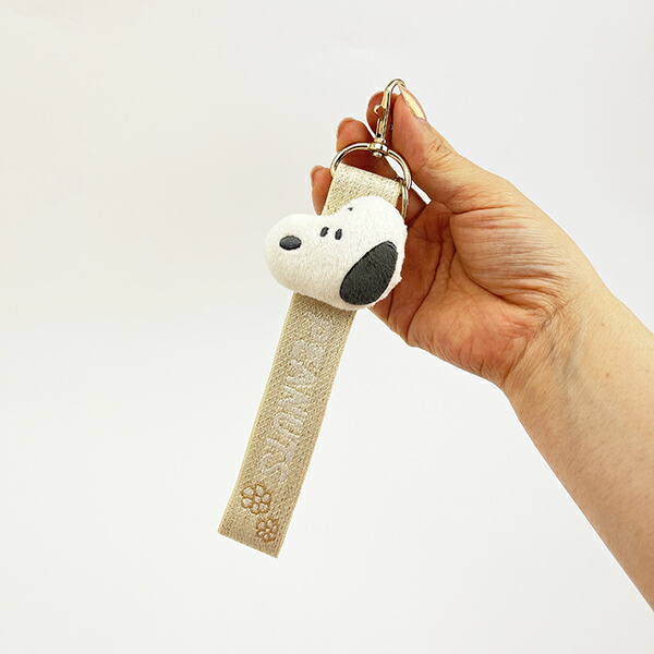 スヌーピー ストラップキーホルダー ゴールド SNOOPYの通販はau PAY