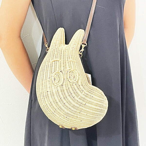 ムーミン ラタンバッグ フェイス ショルダーバッグ ACCOMMODE アコモデ MOOMIN