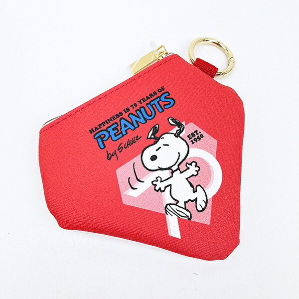 スヌーピー ダイヤモンドポーチ (ピンク) PEANUTS 75th SNOOPYの通販は