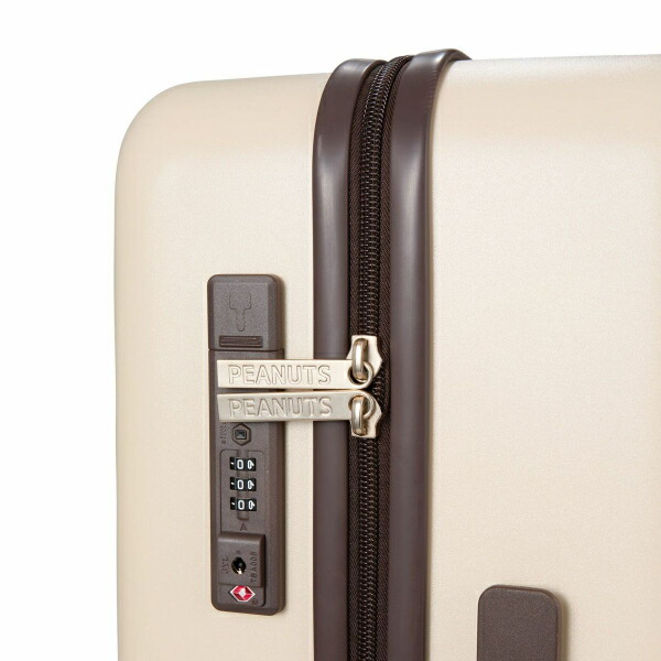 スヌーピー オラフ ジッパータイプ スーツケース 50L (アイボリー) キャリーケース SNOOPY_9