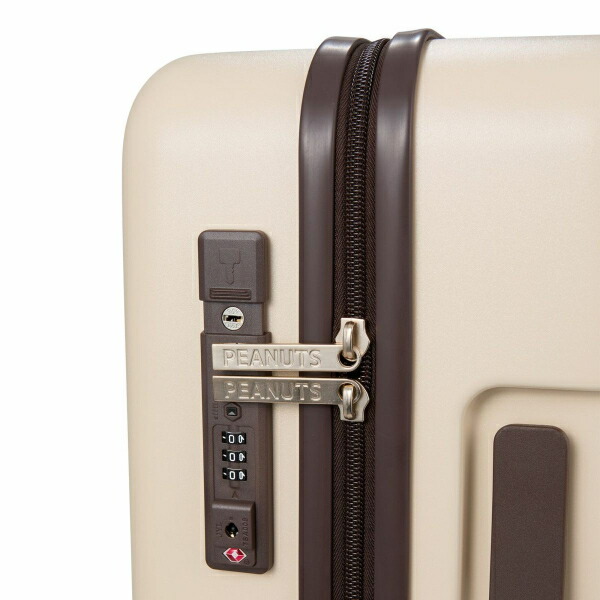スヌーピー オラフ ジッパータイプ スーツケース 32L (アイボリー) キャリーケース SNOOPY_9