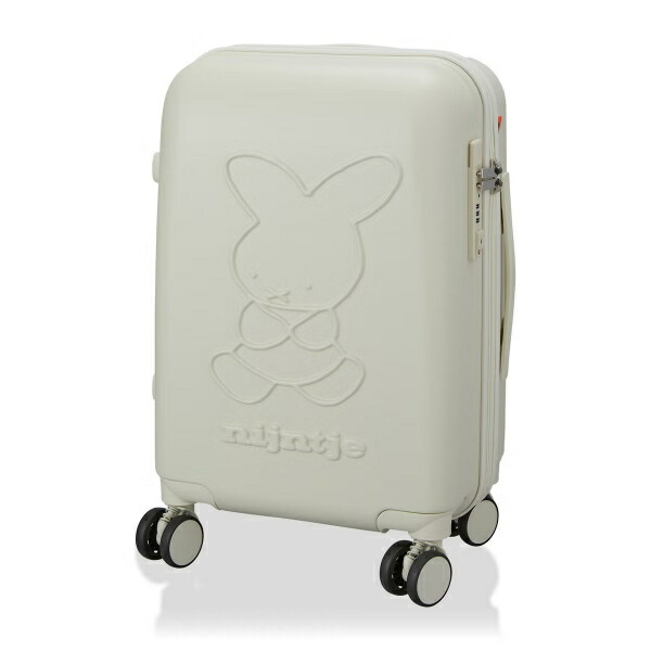 ミッフィー miffy 70th ナインチェ ジッパータイプ スーツケース(S) アイボリー キャリーケース_3