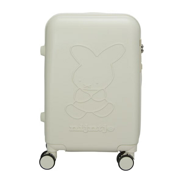 ミッフィー miffy 70th ナインチェ ジッパータイプ スーツケース(S) アイボリー キャリーケース_4