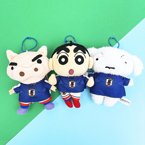 クレヨンしんちゃん ぶりぶりざえもん ぬいぐるみマスコット サッカー