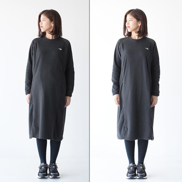 ザ ノースフェイスマタニティマイクロフリースワンピース 授乳対応 レディース 秋冬 長袖 膝丈 フリース 全3色 Nlm The North Fの通販はau Pay マーケット Crouka ウィンターセール開催中