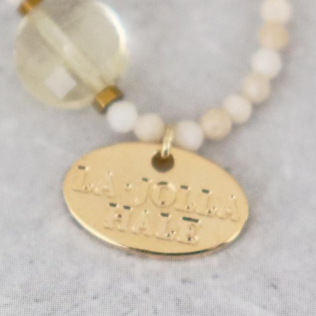 【Like a Honey Candy】シトリン×リバーストーン リングの通販は