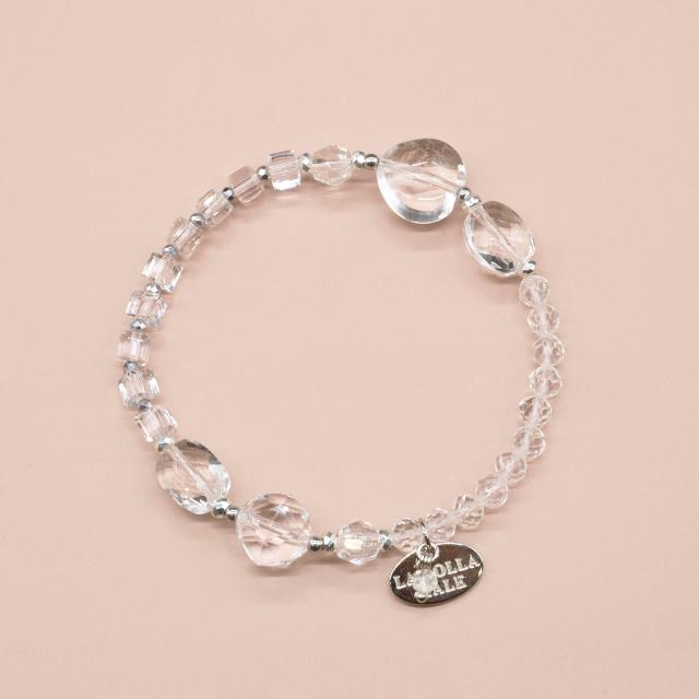 【Crystal of Dew】水晶 ブレスレット | 天然石 おしゃれ パワーストーン ジュエリー 女性 誕生日の通販は