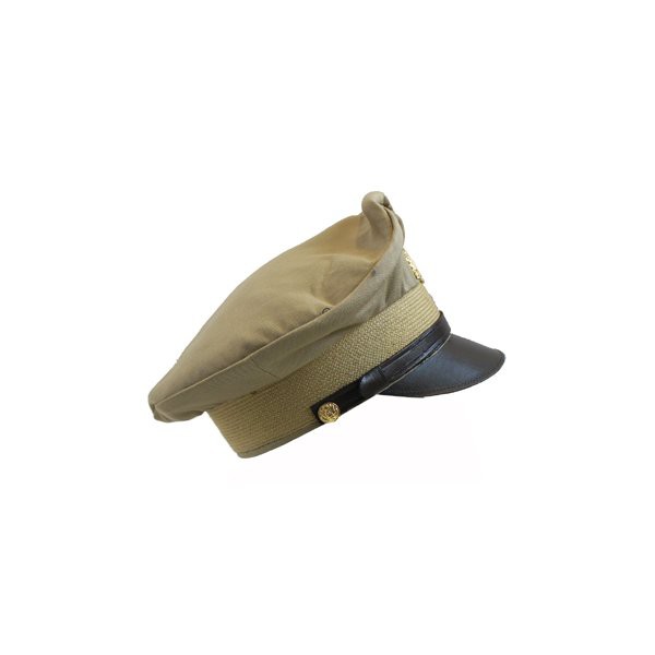 USタイプ オフィサーキャップ 帽子 7 1/4 約58cm ブラウン