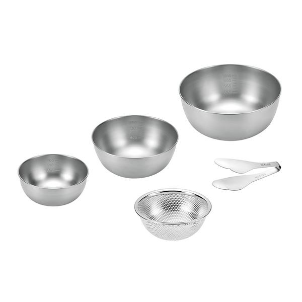 燕人の匠 ボウル4点セット（トング付）（ボウル21cm＆18cm＆15cm＆パンチングボウル15cm） ETF-1000の通販は