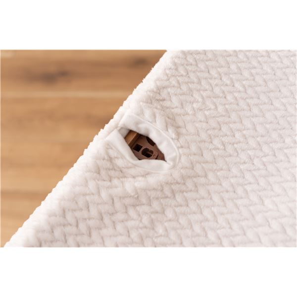 ダイニング用 こたつ布団 単品 約 幅247×奥行202cm アイボリー 薄手 薄掛け コタツ布団 こたつ本体別売 冬支度 寒さ対策の通販は