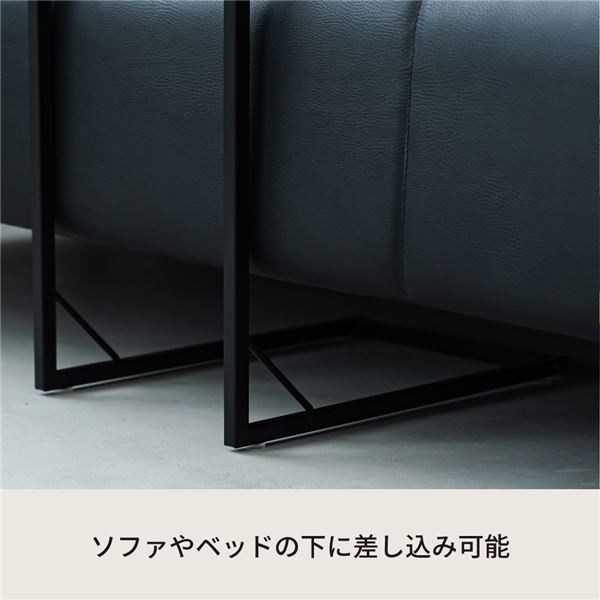 5個セット】スクエアサイドテーブル ラテ(ブラウン/茶) ナイト