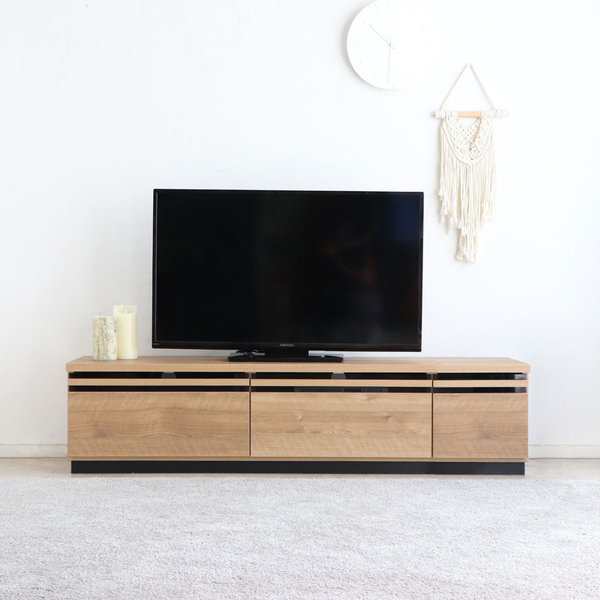 テレビボード テレビ台 約幅147cm ナチュラルオーク 日本製 モダンデザイン ローボード インテリア家具 TV台 TVボード