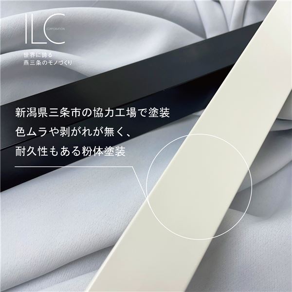 キッチン収納 約幅550?900mm 2段 カーボンブラック 日本製 ガルバリウム鋼板 伸縮仕様 キッチンペールラック LUGSJAPAN 組立品の通販は