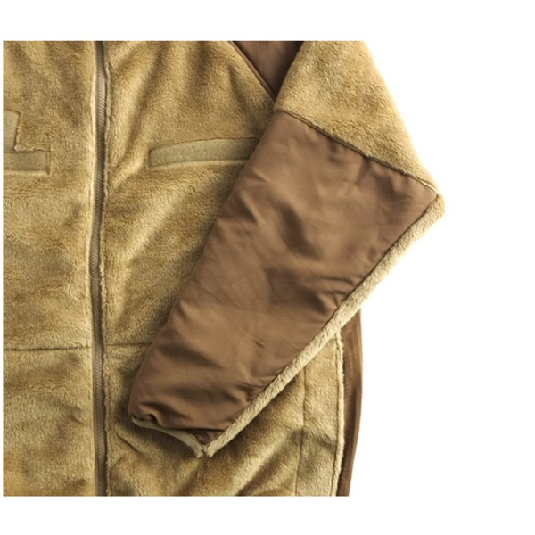 アメリカ軍 ECWC S Gen3 両面 フリース ジャケット Sサイズ コヨーテ