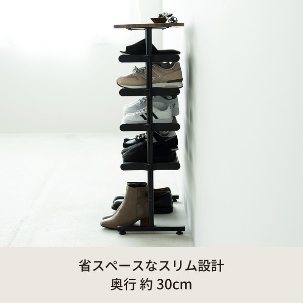 ワンタッチ式可動棚ラック フィット（ウッド/木目） マルチラック 収納 韓国インテリア シェルフ スリム ヴィンテージ 玄関収納 キッチンラック シューズラック NK-7501 組立品 オープンラック