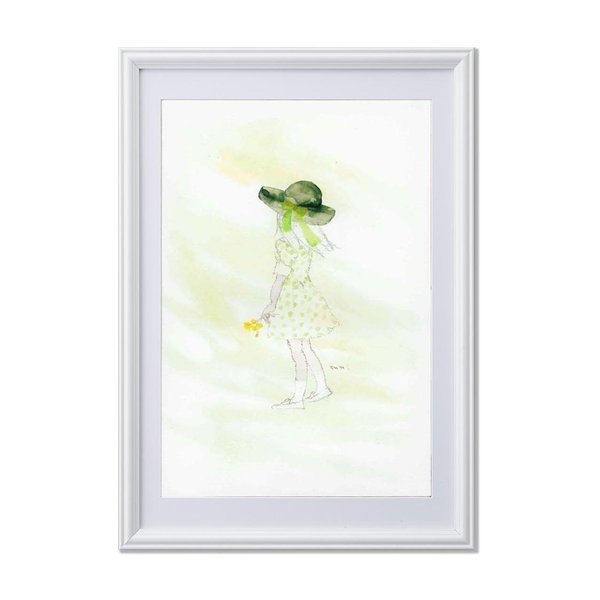 いわさきちひろ 額縁絵画3点セット いわさきちひろ 額縁絵画3点セット