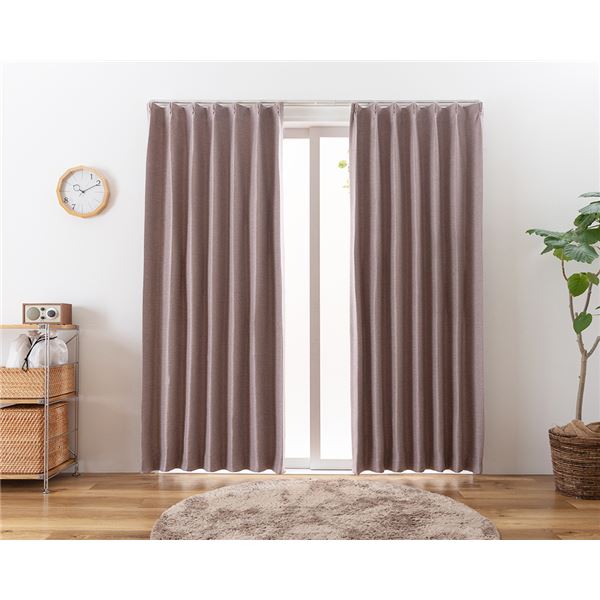 遮光カーテン 幅200cm×丈150cm 1枚 無地 パープル 2級遮光 洗える 日本製 タッセル付き 形状記憶 防炎カーテン リビングの通販は 遮光カーテン 幅200cm×丈150cm 1枚 無地 パープル 2級遮光 洗える 日本製 タッセル付き 形状記憶 防炎カーテン リビングの通販は