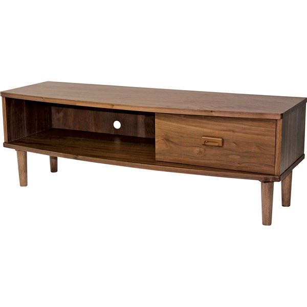 テレビ台 テレビボード 幅120cm S ウォールナット 木製 収納付き 脚付き トムテ リビング ダイニング インテリア家具の通販は 21,525円