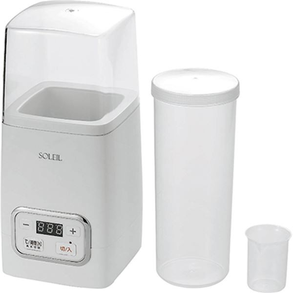発酵食品メーカー/調理器具 【約128×137×275mm】 温度＆時間設定可能 箱入り 『ソレイユ 菌活美人』 〔キッチン 台所〕の通販は