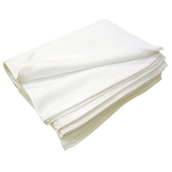 フェイスタオル/洗顔タオル 【約34cm×86cm 24枚組 スレン染め 240匁】 綿100％ 白タオル 〔美容院 整骨院〕の通販は 5,750円