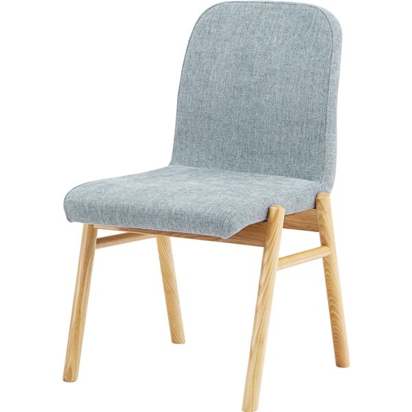 ダイニングチェア パーソナルチェア 幅53cm ライトグレー 2脚セット 木製 リビング 在宅ワーク 店舗 インテリア家具の通販は 33,616円