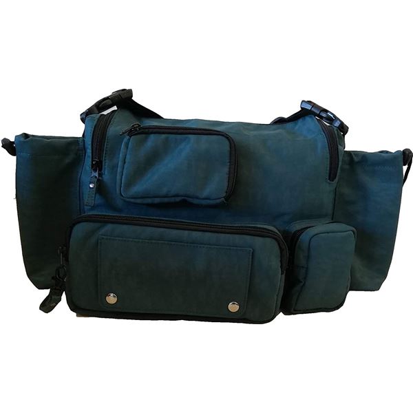 ゼロファイブ（Zerofive） 多機能バッグ 大容量 軽量 ウエスト ショルダー 2WAY グリーン ゼロファイブ（Zerofive） 多機能バッグ 大容量 軽量 ウエスト