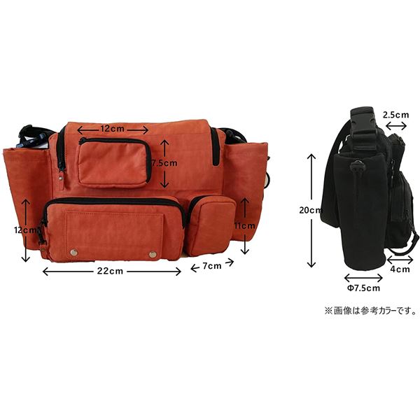 ゼロファイブ（Zerofive） 多機能バッグ 大容量 軽量 ウエスト