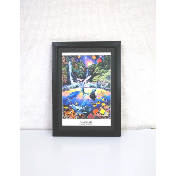 Christian Riese Lassen クリスチャン ラッセン ポスター額装 ミニ