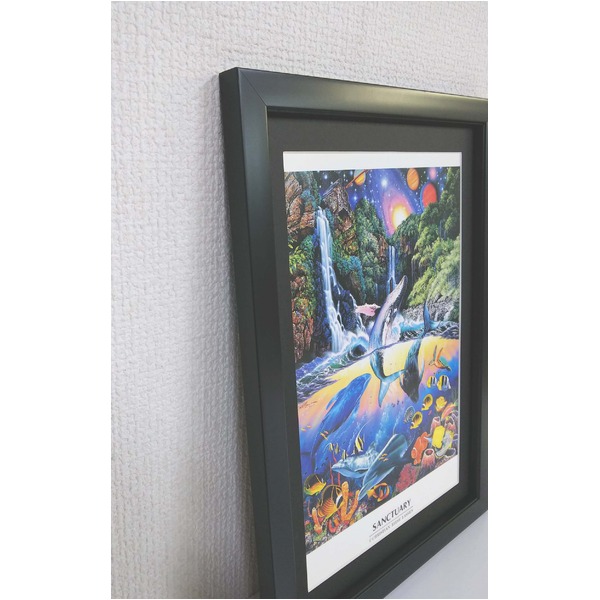 Christian Riese Lassen クリスチャン ラッセン ポスター額装 ミニ