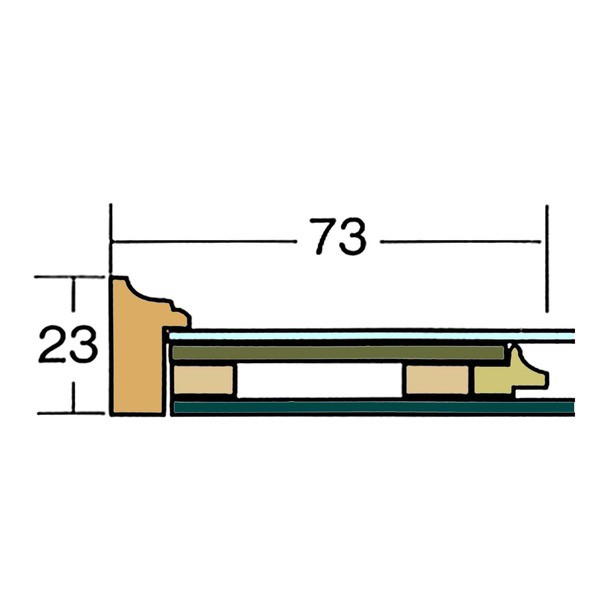 【日本画額】木製フレーム 和額 色紙額 色紙Fサイズ 木製日本画額F4サイズ（333×242mm）ウグイス｜au PAY マーケット