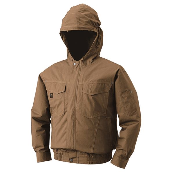 KU91410 空調服 R 綿薄手フード付 服のみ キャメル 3Lの通販は 5,703円